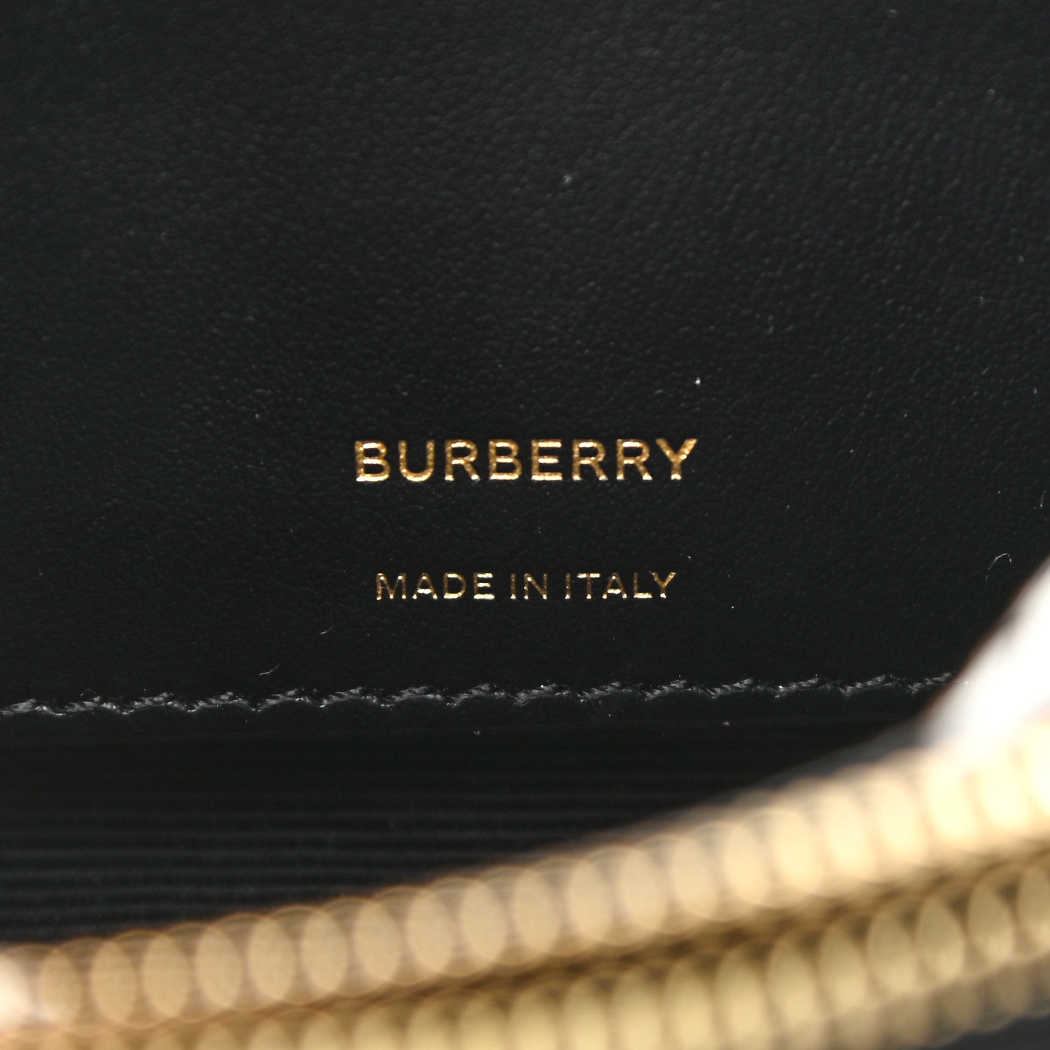 Burberry E-Canvas Monogram Stripe Micro Camera Bag Bridle Brown 7 of 10