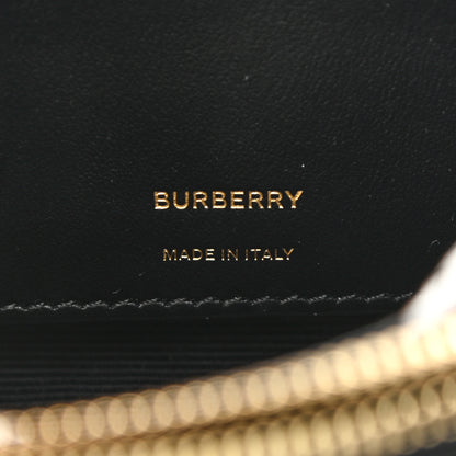 Burberry E-Canvas Monogram Stripe Micro Camera Bag Bridle Brown 7 of 10