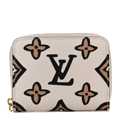 Louis Vuitton Monogram Giant Wild At Heart Zippy Coin Purse Creme 1 of 8