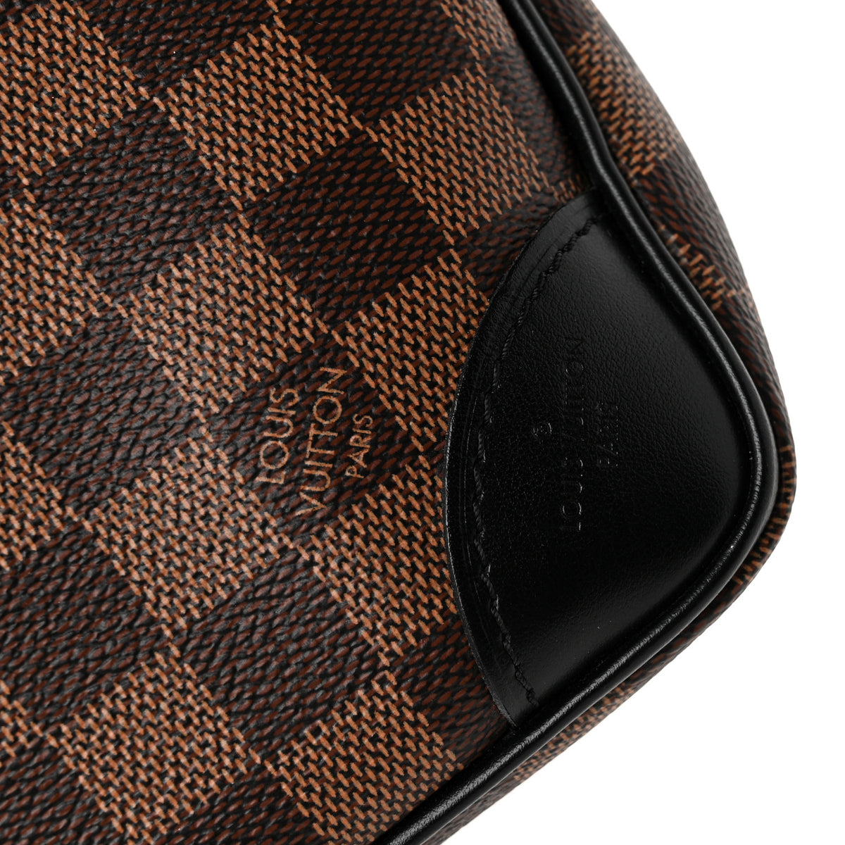 Louis Vuitton Damier Ebene Odeon PM Black 6 of 9