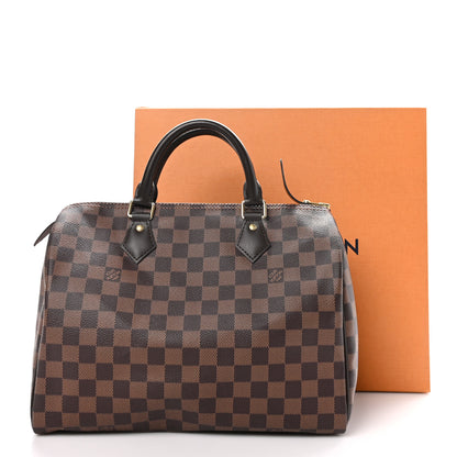 Louis Vuitton Damier Ebene Speedy 30 13 of 13
