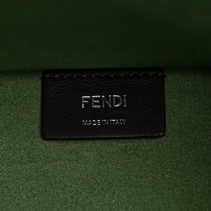 Fendi Vitello Cher Plexiglass Logo Debossed Medium Fendi Sunshine Shopper Tote Verde Islanda 6 of 11