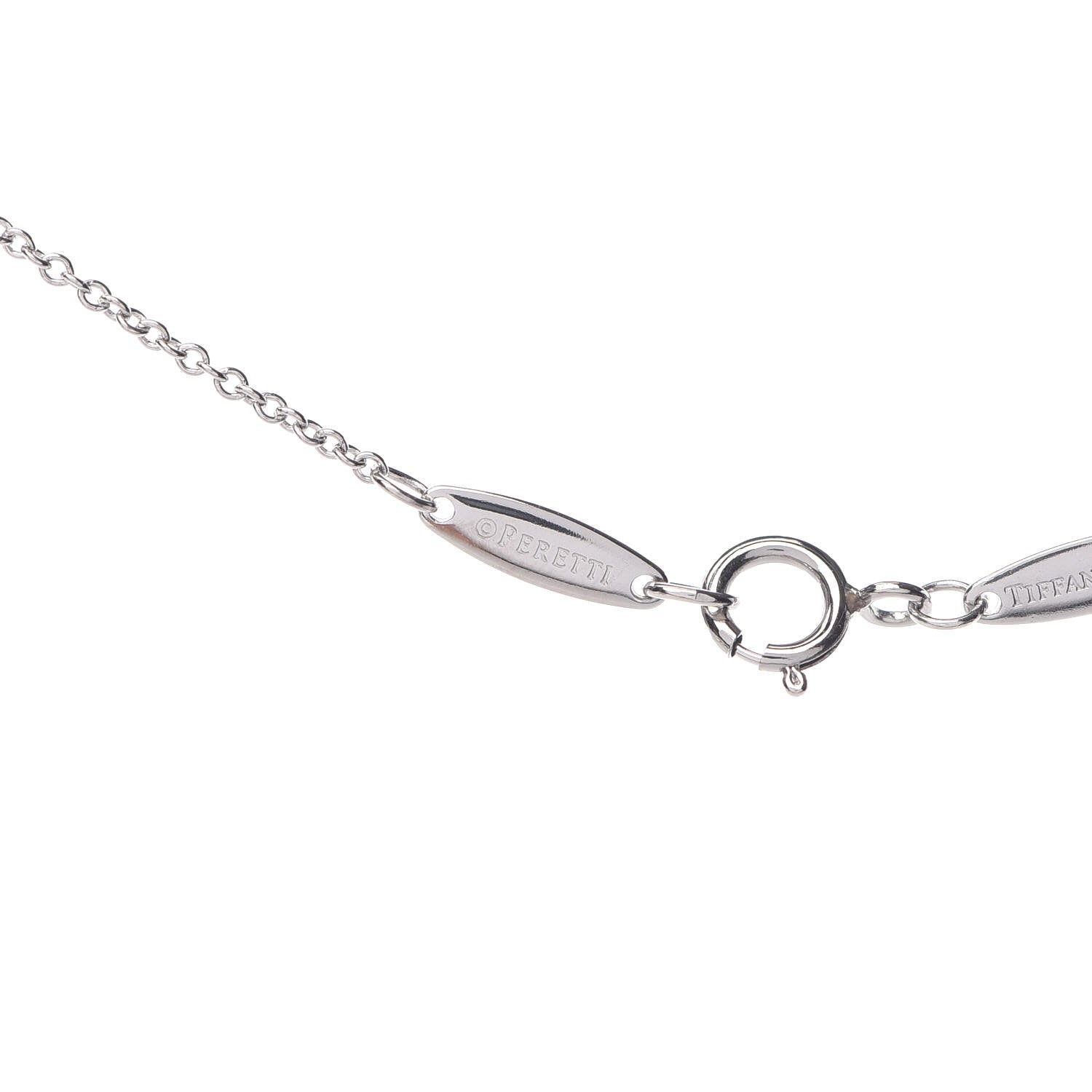 Tiffany Platinum Diamond High Heel Stiletto Shoe Pendant Necklace 6 of 8