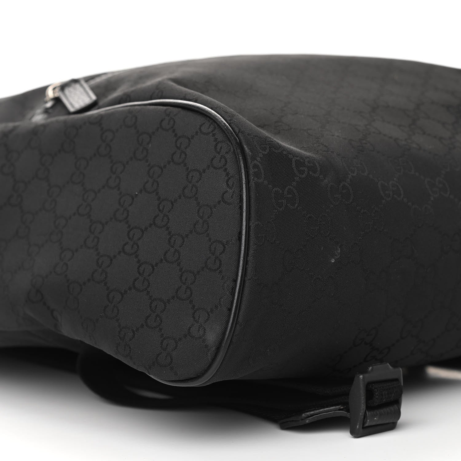 Gucci Nylon Monogram Slim Backpack Black 9 of 11