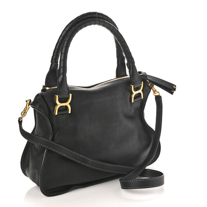 Chloe Calfskin Medium Marcie Satchel Black 3 of 8