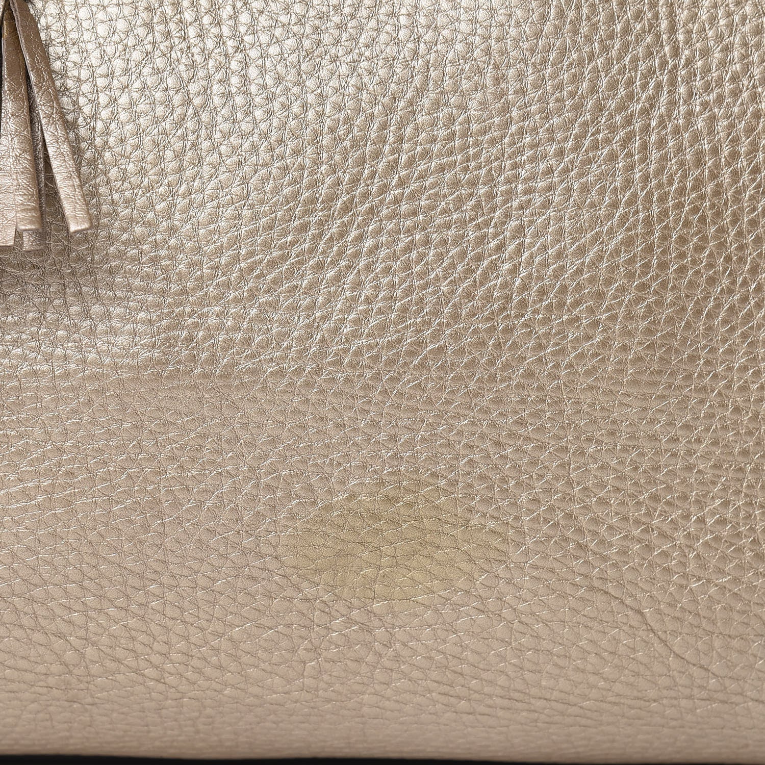 Gucci Metallic Pebbled Calfskin Medium Bella Tote Gold 20 of 22