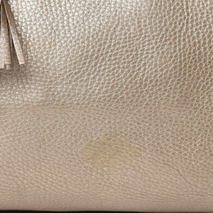 Gucci Metallic Pebbled Calfskin Medium Bella Tote Gold 20 of 22