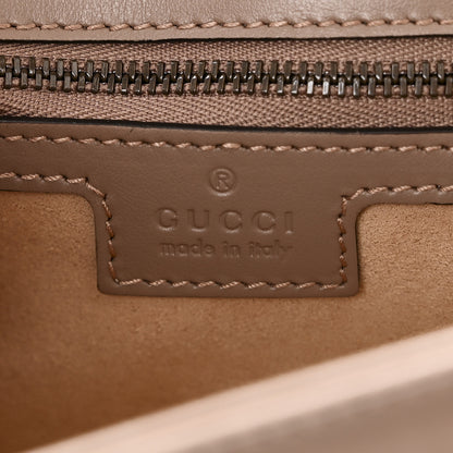 Gucci Calfskin Matelasse Small GG Marmont Shoulder Bag Porcelain Rose 6 of 10