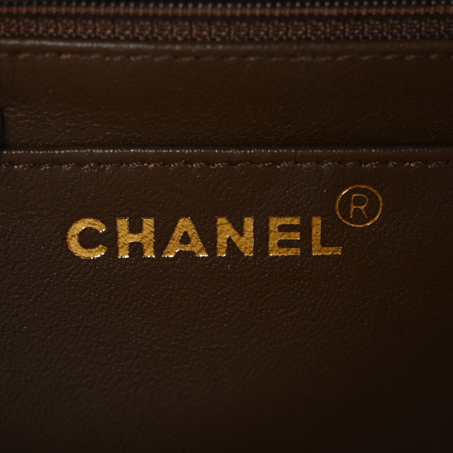 Chanel Lambskin Quilted Messenger Flap Bag Dark Brown 7 of 9