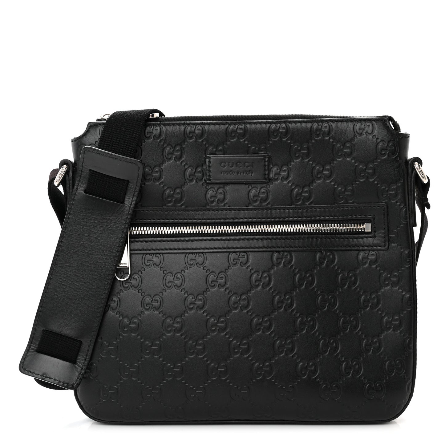 Guccissima Signature Small Messenger Bag Black