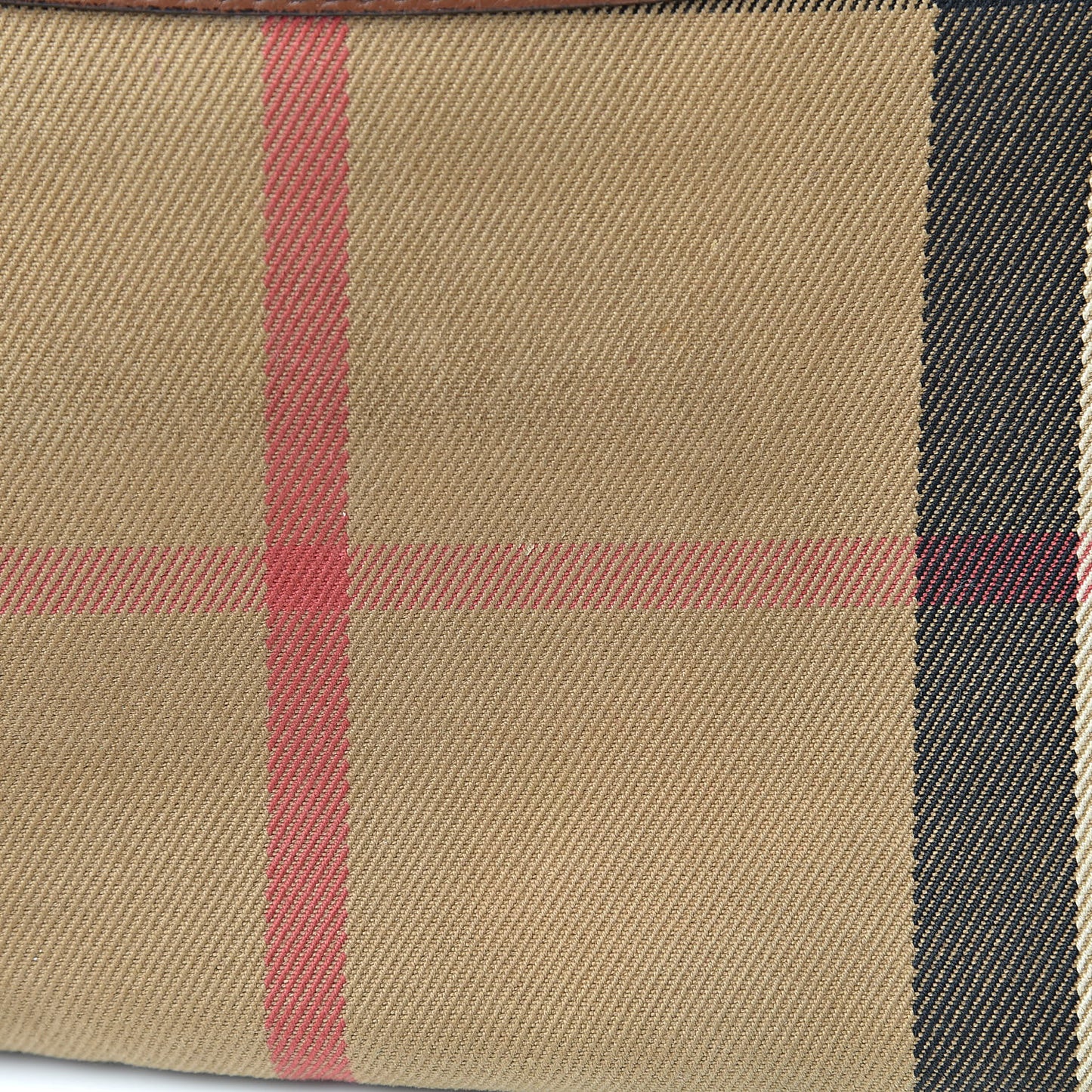 House Check Derby Peyton Crossbody Clutch Bag Tan