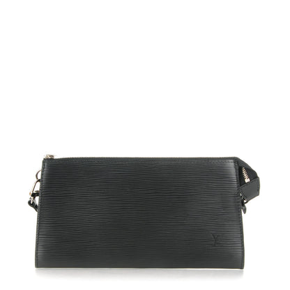 Louis Vuitton Epi Pochette Accessories 24 Black 1 of 7