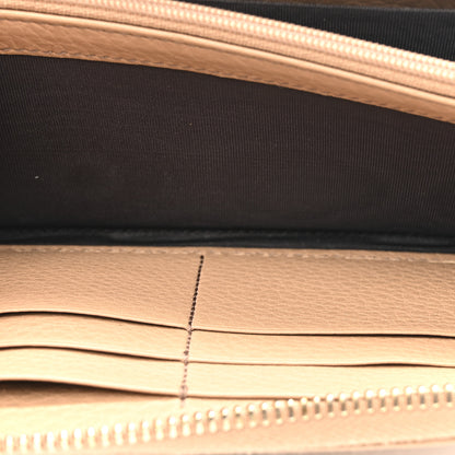 Gucci Pebbled Calfskin Soho Zip Around Wallet Camelia 7 of 13