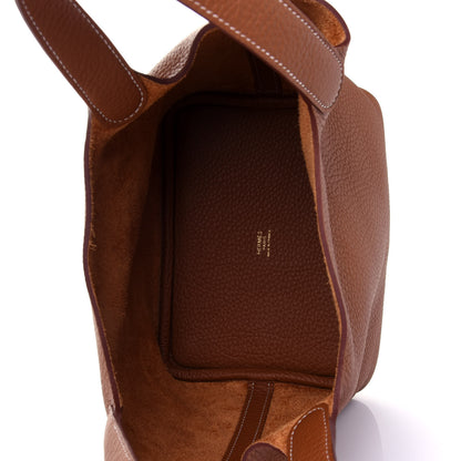 Hermes Taurillon Clemence Picotin Lock 18 PM Gold 4 of 4