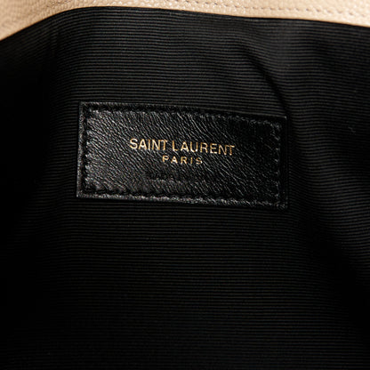 Saint Laurent Grain De Poudre Uptown Pouch Dark Beige 6 of 8