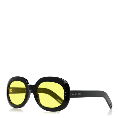 Gucci Acetate Round Sunglasses GG0497S Black 1 of 7