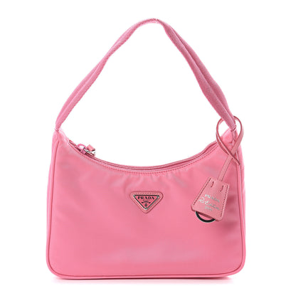 Prada Tessuto Nylon Mini Re-Edition 2000 Bag Begonia 1 of 8