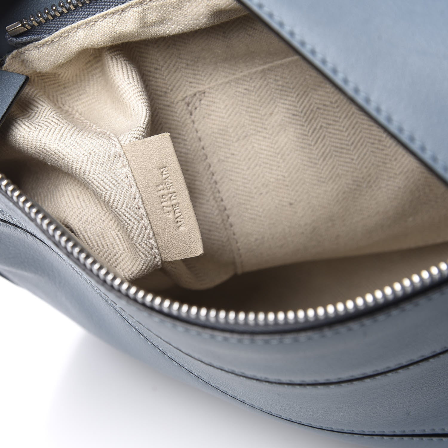 Loewe Calfskin Small Puzzle Bag Stone Blue 9 of 11
