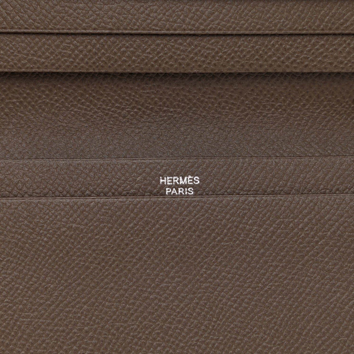 Hermes Epsom MC2 Fleming Checkbook Holder Wallet Etain 5 of 7
