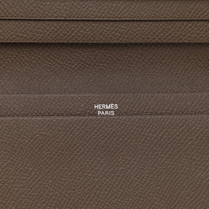 Hermes Epsom MC2 Fleming Checkbook Holder Wallet Etain 5 of 7
