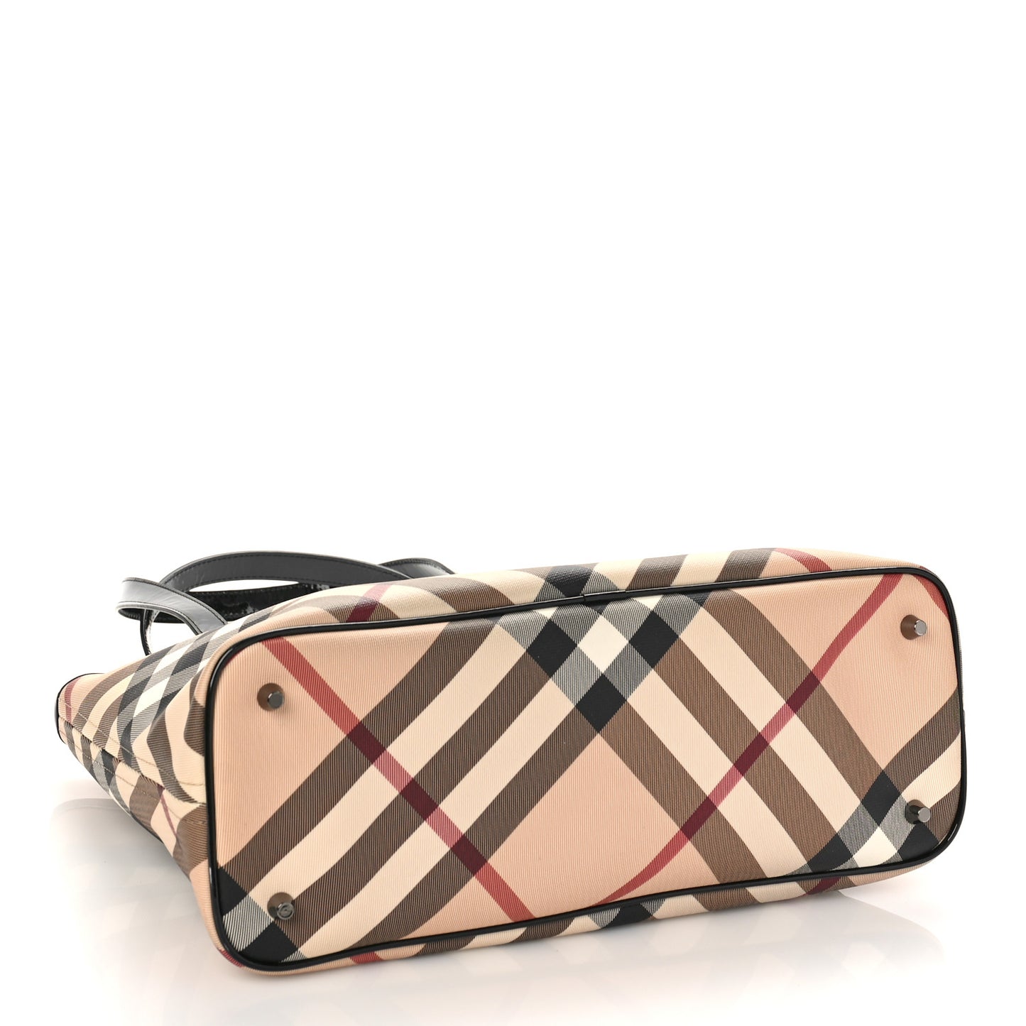 Supernova Check Small Nickie Tote Black