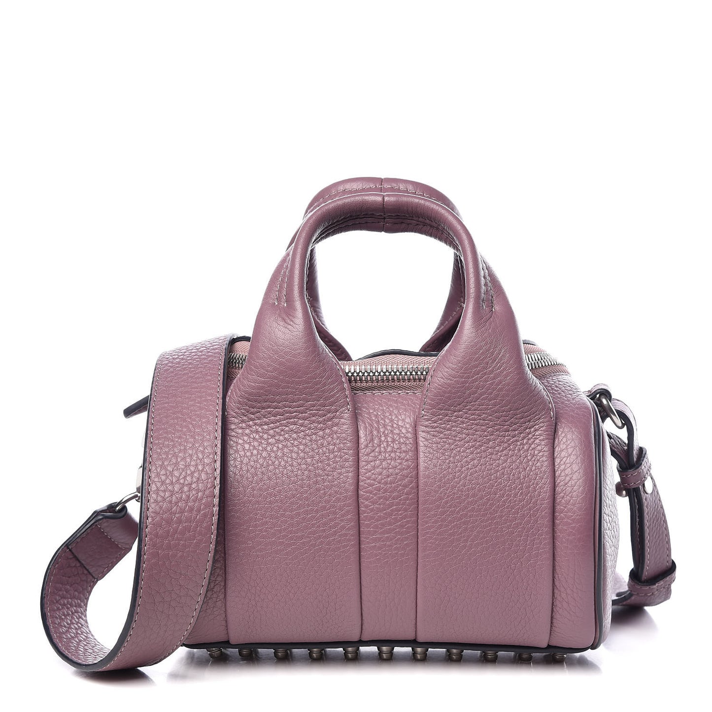 Pebbled Lambskin Mini Rockie Mauve