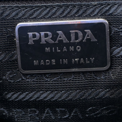 Prada Tessuto Nylon Shoulder Bag Bleu 6 of 9
