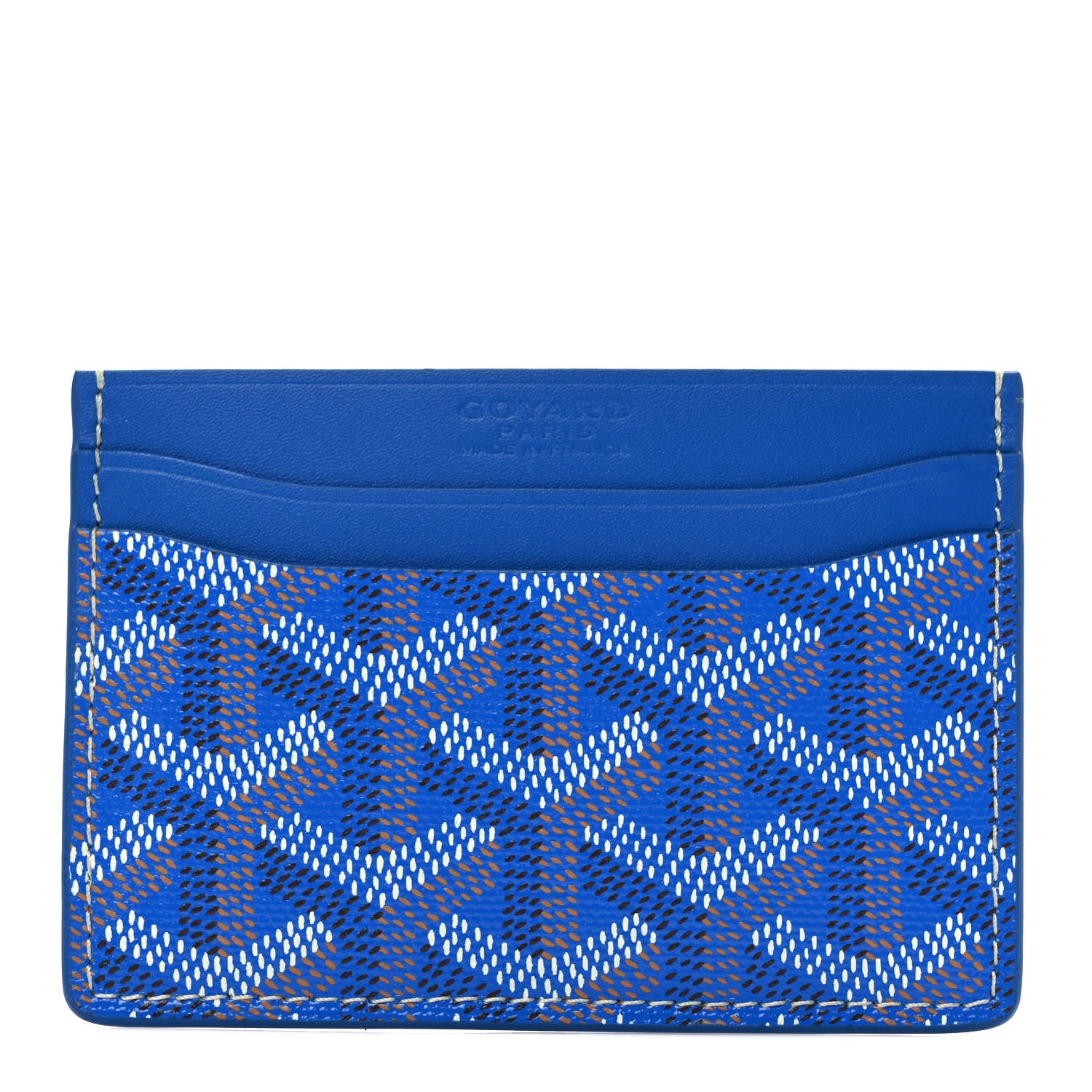 Goyard Goyardine Saint Sulpice Card Holder Sky Blue 1 of 7