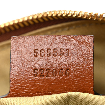 Gucci Canvas Calfskin Vintage Web Travel Duffle Bag Beige Cuir 7 of 9
