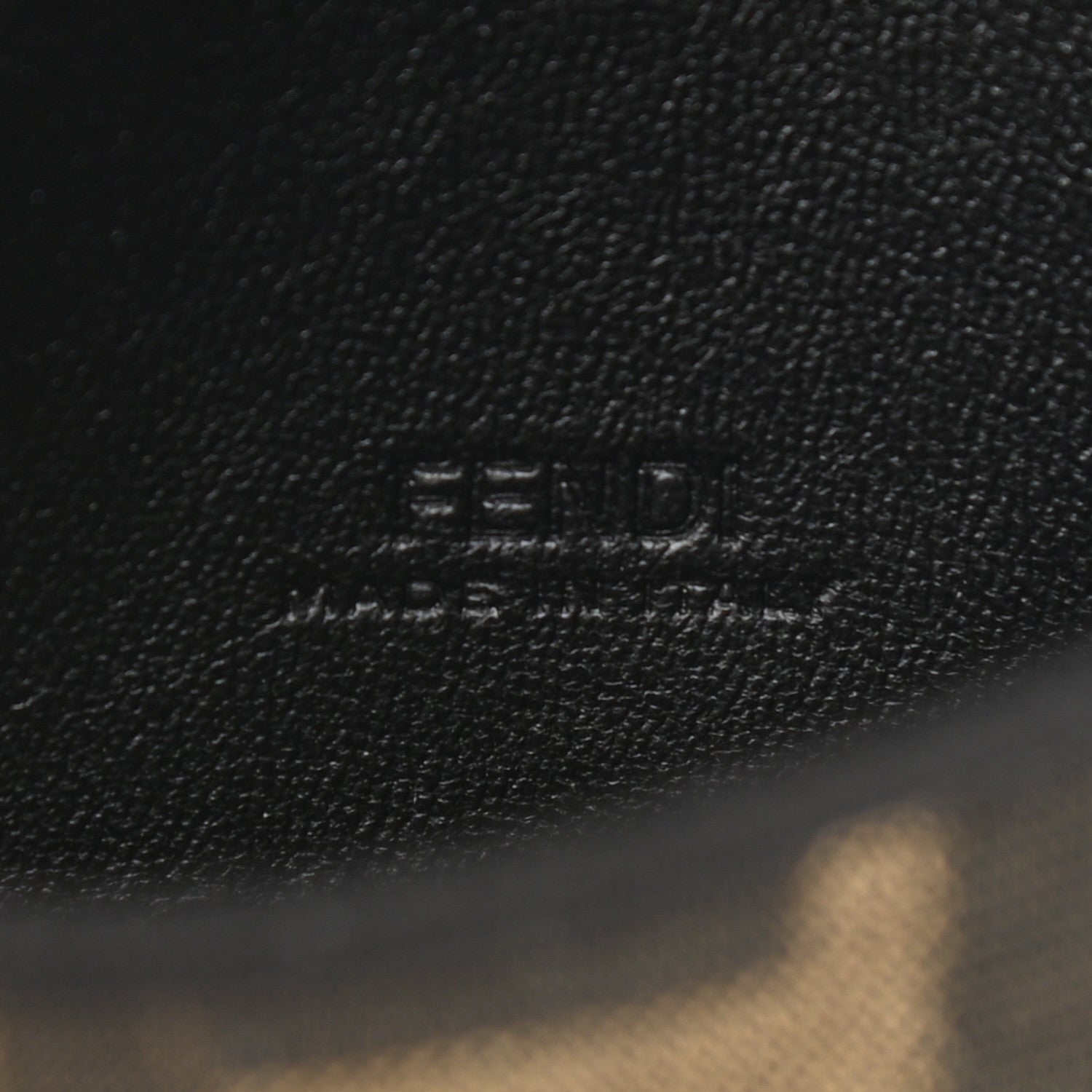 Fendi Fabric Jacquard FF 1974 Nano Baguette Charm Tobacco Moro Black 6 of 12