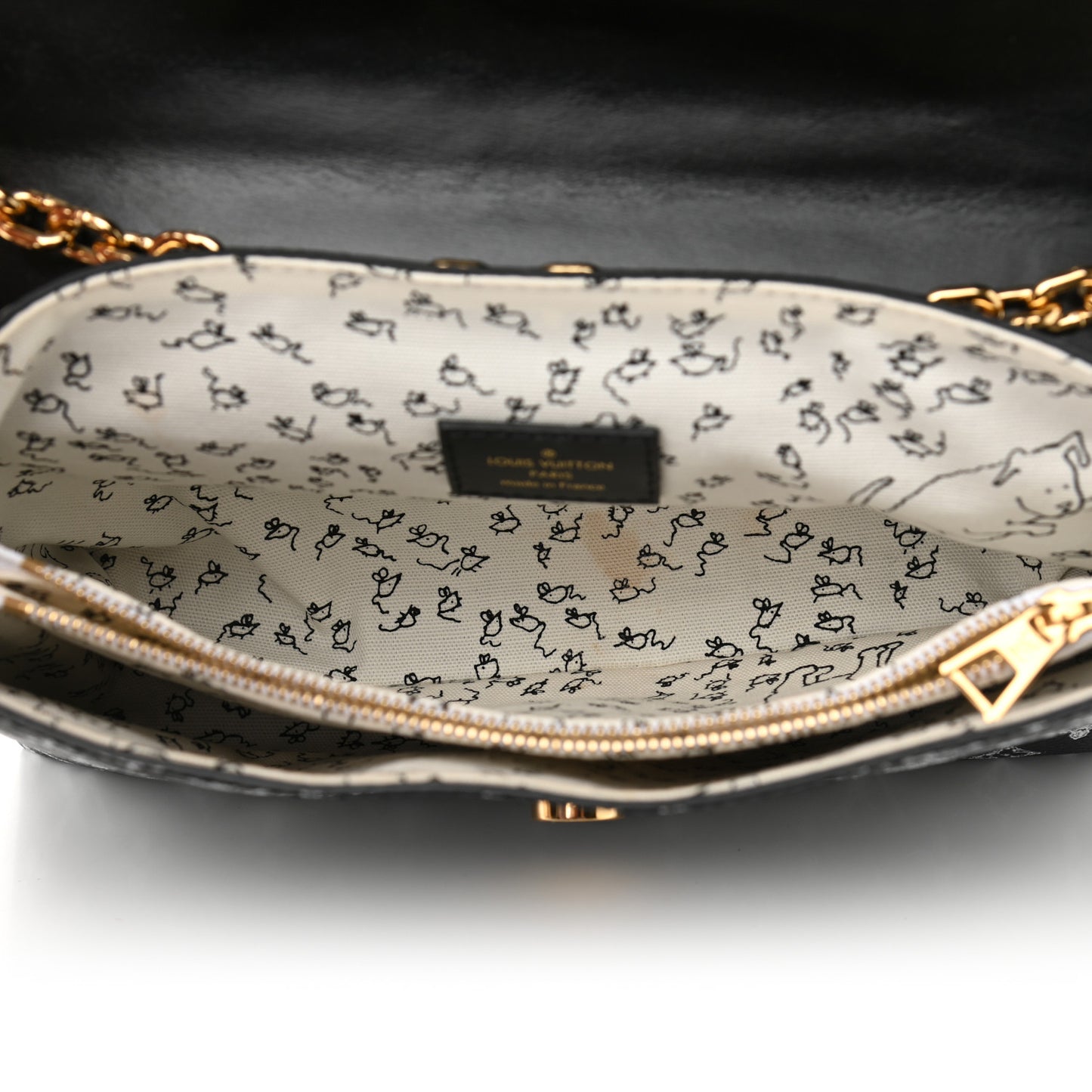 Epi Catogram Cat Bag Orange Black