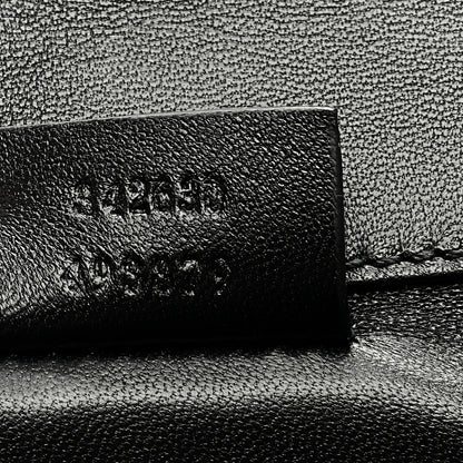 Gucci Metallic Crackled Calfskin Broadway Clutch Salmone 7 of 8