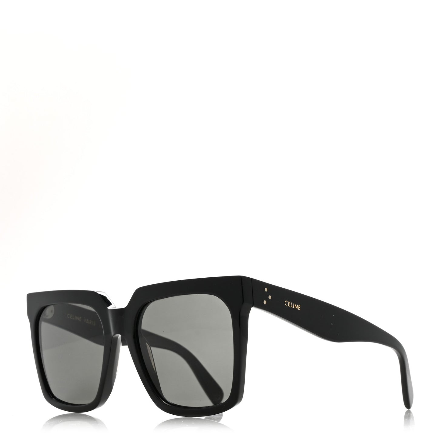 Acetate Polarized Oversized Sunglasses CL4055IN Black