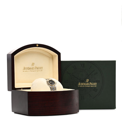 Audemars Piguet Stainless Steel 18K Yellow Gold 24mm Royal Oak Quartz Watch Grey 66339SA.O.0722SA.01 5 of 5