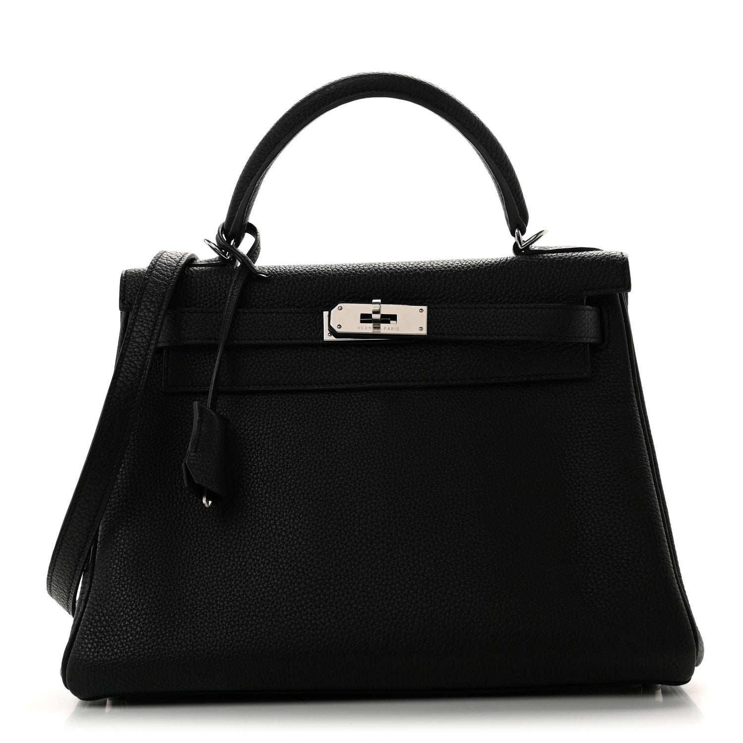 Hermes Togo Kelly Retourne 28 Black 1 of 13