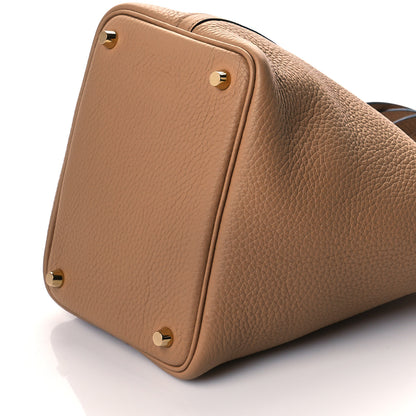Hermes Taurillon Clemence Picotin Lock 18 PM Chai 10 of 10