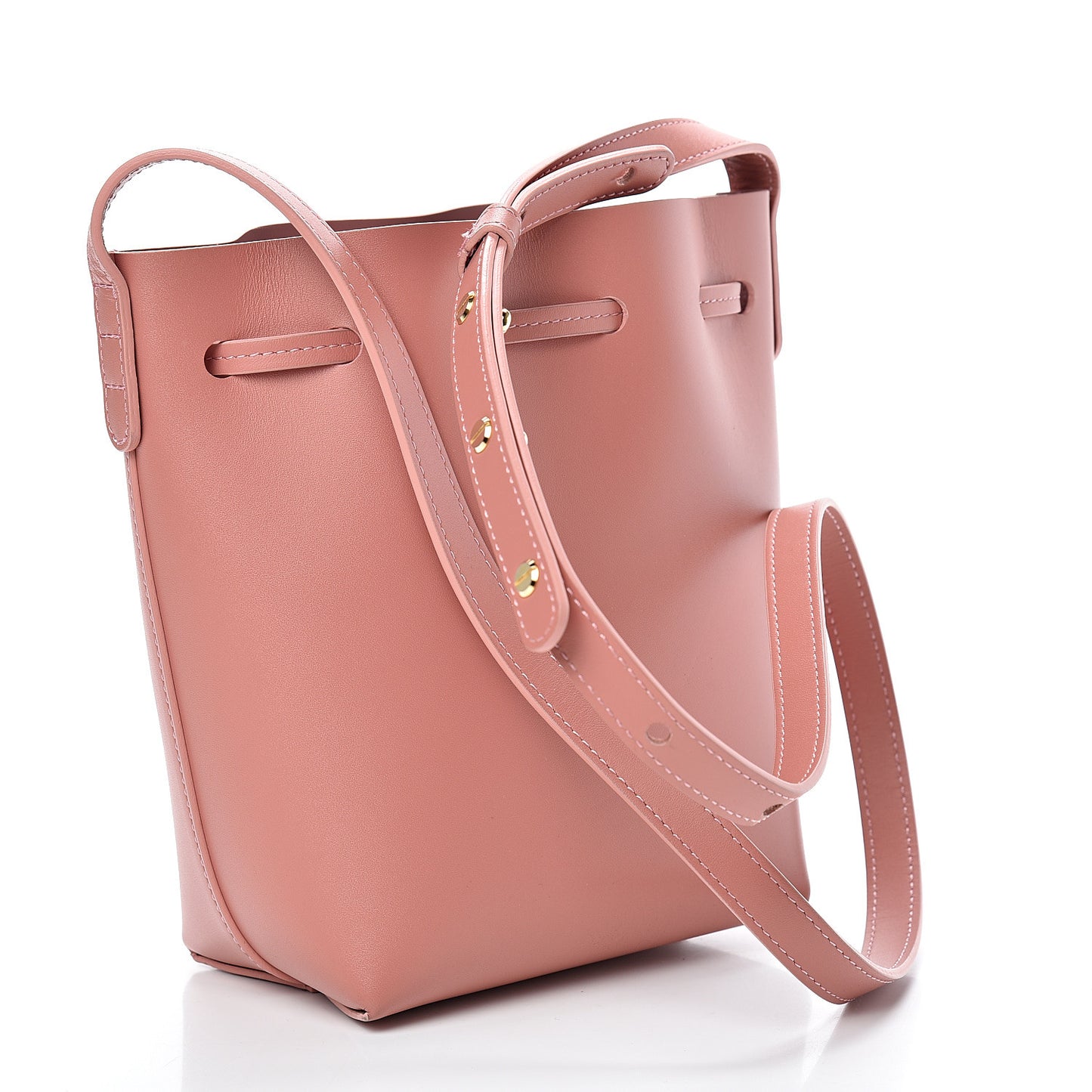 Calfskin Mini Mini Bucket Bag Blush