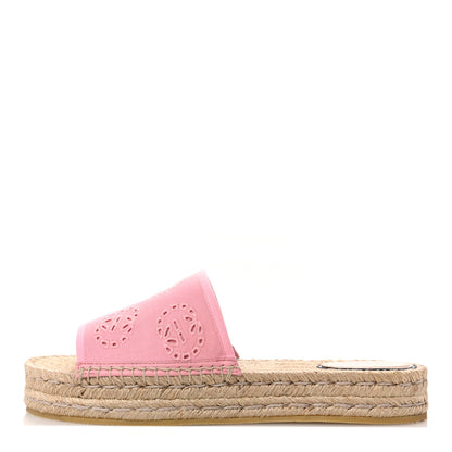 Gucci Canvas Interlocking G Damita Espadrille Sandals 42 Wild Rose 1 of 12