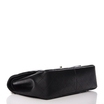 Chanel Lambskin Quilted Jumbo Double Flap Black 4 of 16