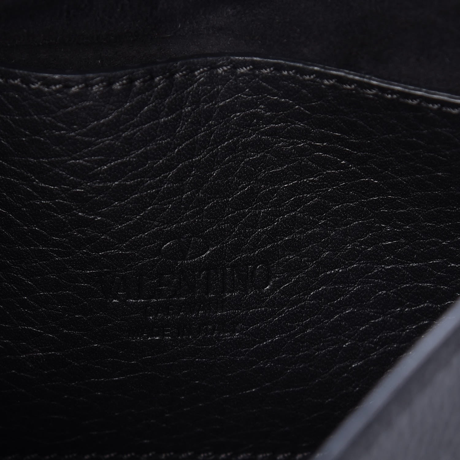 Valentino Garavani Pebbled Calfskin Medium Rockstud Flip Lock Crossbody Bag Black 9 of 11