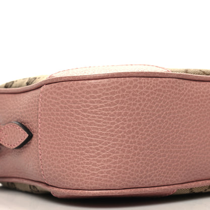 Gucci Monogram Mini Bree Messenger Bag Beige Soft Pink 9 of 10