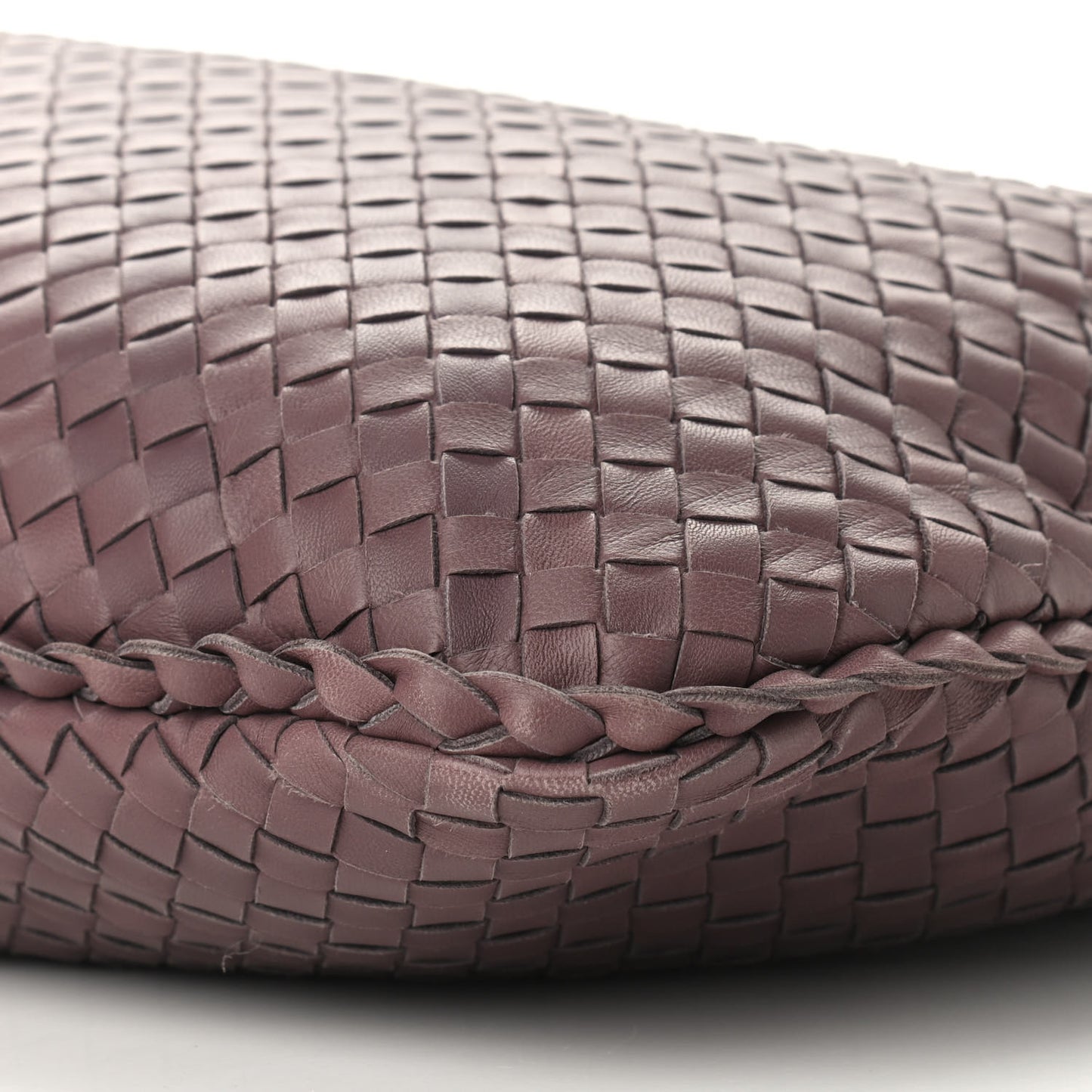 Nappa Intrecciato Large Veneta Hobo Lilac