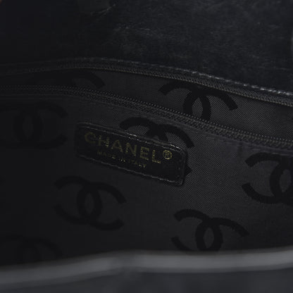 Chanel Glazed Calfskin Stitch Tote Black 8 of 16