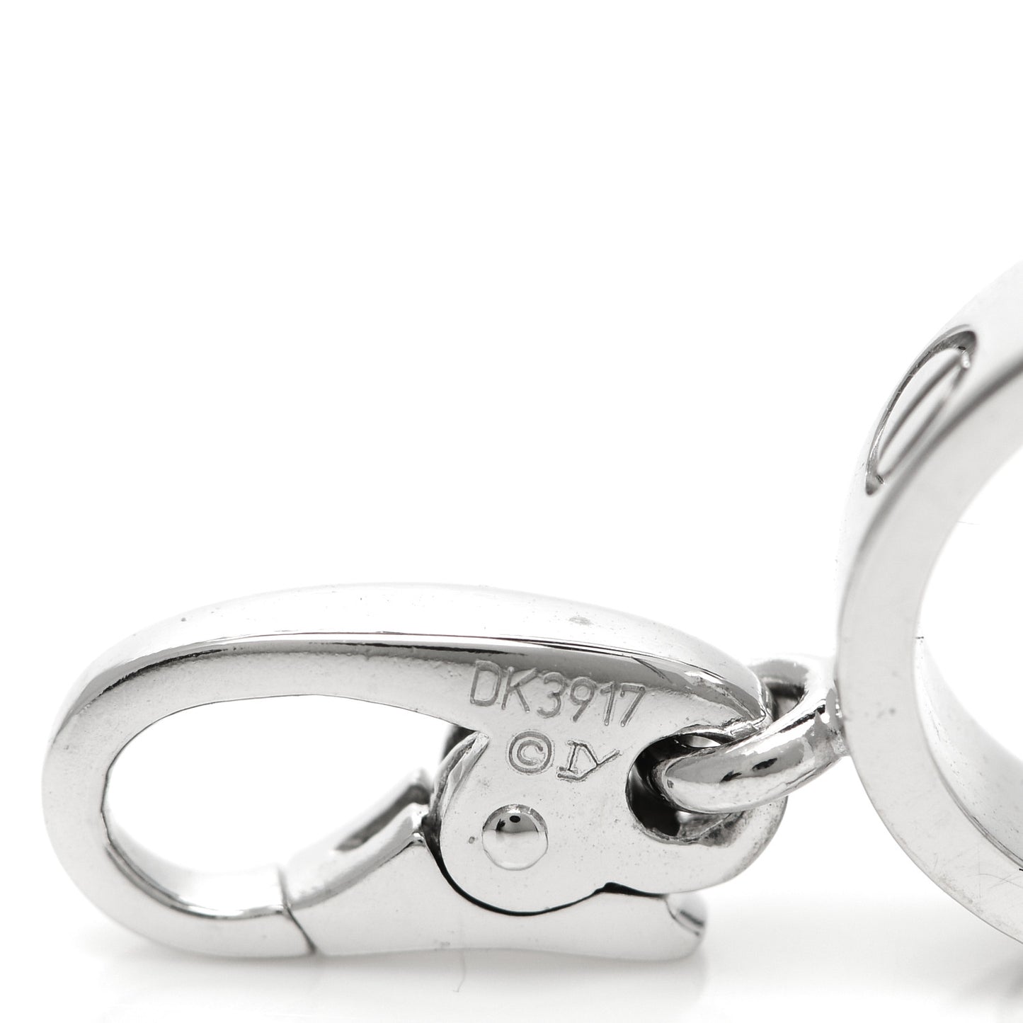 18K White Gold LOVE Ring Charm
