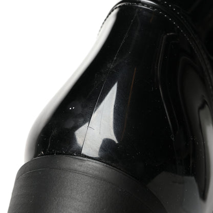 Christian Louboutin Recycled PVC Calfskin Loubirain 70 Boots 40 Black 7 of 7