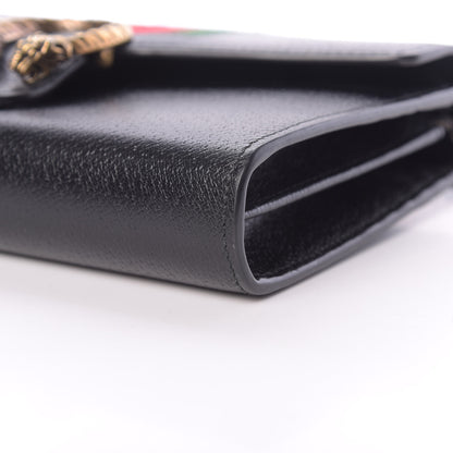 Gucci Calfskin Web Mini Dionysus Chain Wallet Black 10 of 10