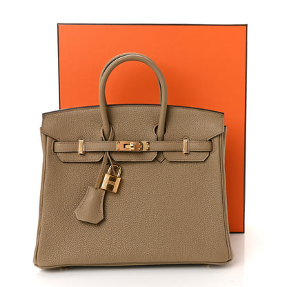 Hermes Togo Birkin 25 Beige Marfa 19 of 21