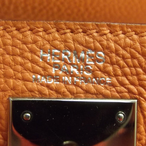 Hermes Togo Kelly 28 Orange 11 of 14