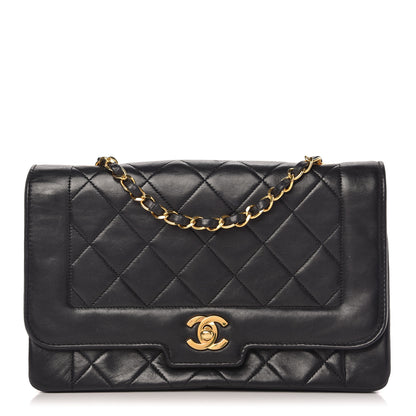 Chanel Lambskin Quilted Medium Single Flap Black 1 of 10