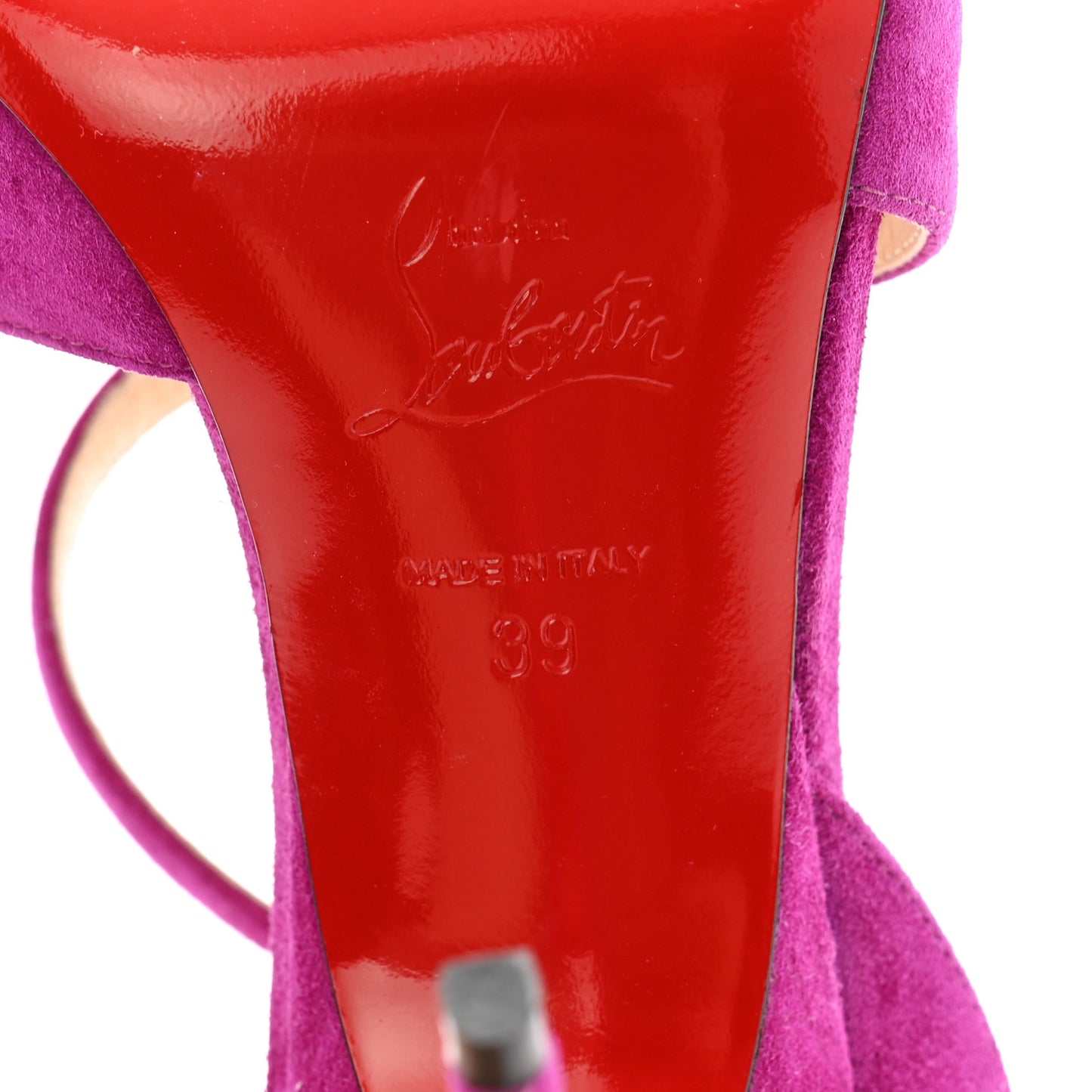 Veau Velours Platina 100 Pumps 39 Cassis